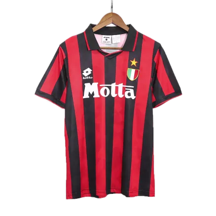 Men's Retro 1992/94 AC Milan Home Soccer Jersey Shirt - Pro Jersey Shop