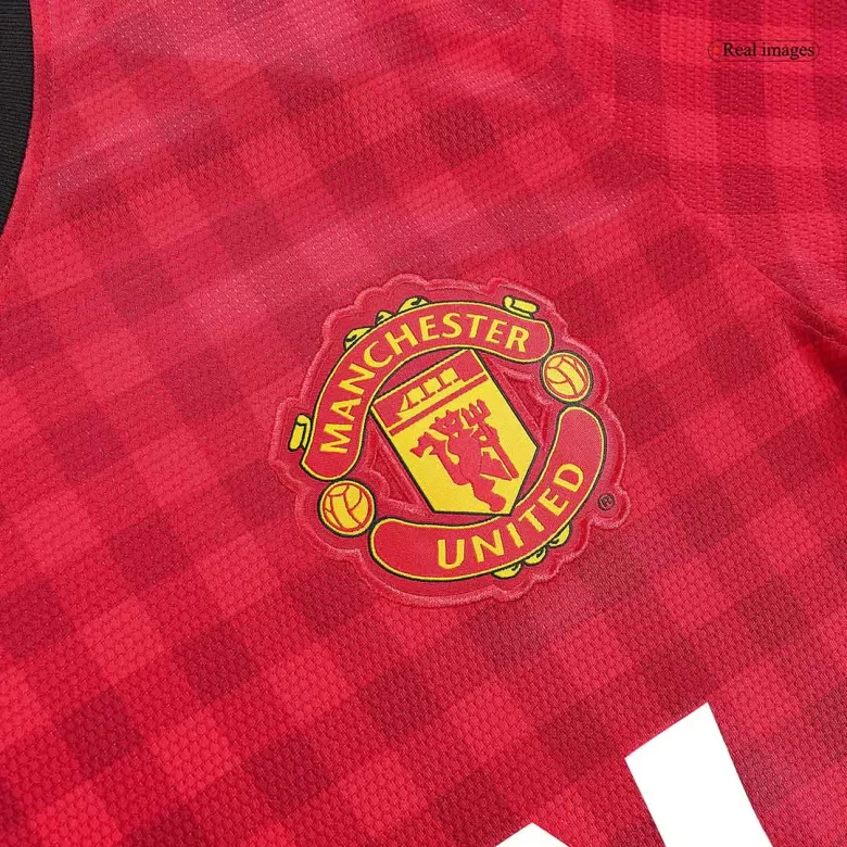 Men's Retro 2012/13 Manchester United Home Soccer Jersey Shirt - Pro Jersey Shop