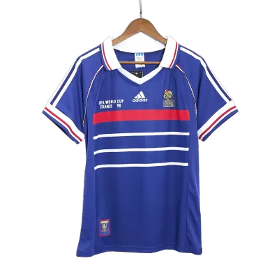 Men's Retro 1998 France World Cup Home Soccer Jersey Shirt - World Cup - Pro Jersey Shop