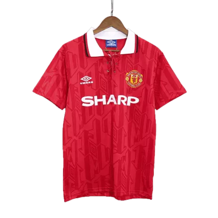 Men's Retro 1992/94 Manchester United Home Soccer Jersey Shirt - Pro Jersey Shop
