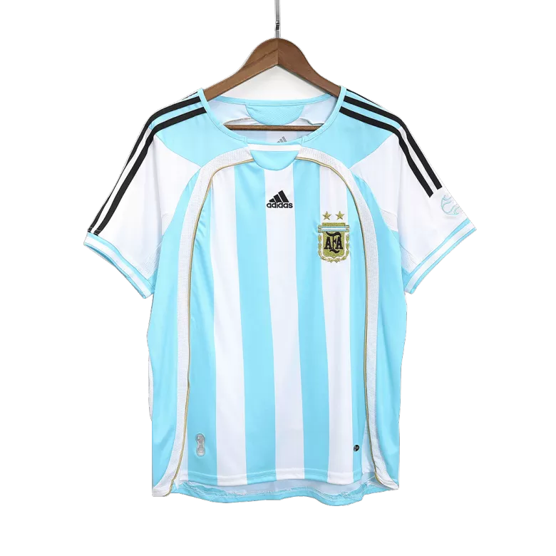 Men's Retro 2006 World Cup Argentina Home Soccer Jersey Shirt - Pro Jersey Shop