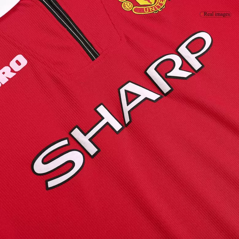 Men's Retro 98/00 Manchester United Home Soccer Jersey Shirt - Pro Jersey Shop