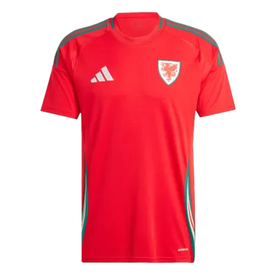 Men's Wales Home Soccer Jersey Shirt EURO 2024 - Fan Version - Pro Jersey Shop