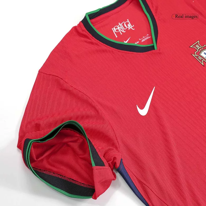 Men's Authentic Portugal Home Soccer Jersey Shirt 2024 - Player Version - Pro Jersey Shop