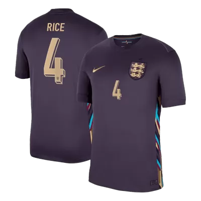 Premium Quality Men's RICE #4 England Away Soccer Jersey Shirt Euro 2024 - Fan Version - Pro Jersey Shop