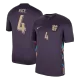Premium Quality Men's RICE #4 England Away Soccer Jersey Shirt Euro 2024 - Fan Version - Pro Jersey Shop