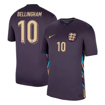 Premium Quality Men's BELLINGHAM #10 England Away Soccer Jersey Shirt Euro 2024 - Fan Version - Pro Jersey Shop