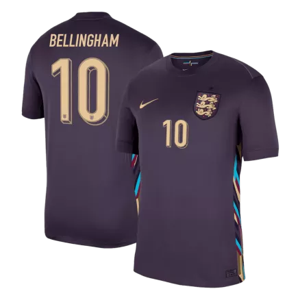 Men's BELLINGHAM #10 England Away Soccer Jersey Shirt EURO 2024 - Fan Version - Pro Jersey Shop