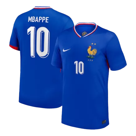 Men's MBAPPE #10 France Home Soccer Jersey Shirt EURO 2024 - Fan Version - Pro Jersey Shop