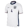 Premium Quality Men's RICE #4 England Home Soccer Jersey Shirt Euro 2024 - Fan Version - Pro Jersey Shop