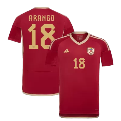 Men's ARANGO #18 Venezuela Home Soccer Jersey Shirt 2024 - Fan Version - Pro Jersey Shop