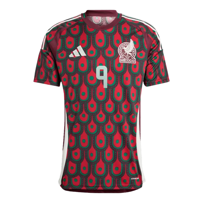 Men's RAÚL #9 Mexico Home Soccer Jersey Shirt COPA AMÉRICA 2024 - Fan Version - Pro Jersey Shop