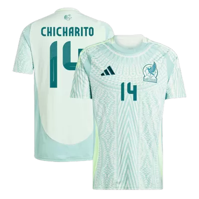 Men's CHICHARITO #14 Mexico Away Soccer Jersey Shirt COPA AMÉRICA 2024 - Fan Version - Pro Jersey Shop