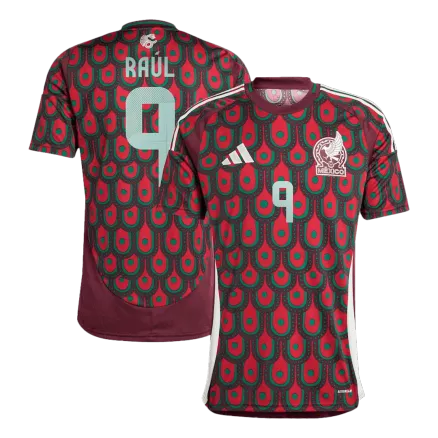 Men's RAÚL #9 Mexico Home Soccer Jersey Shirt COPA AMÉRICA 2024 - Fan Version - Pro Jersey Shop