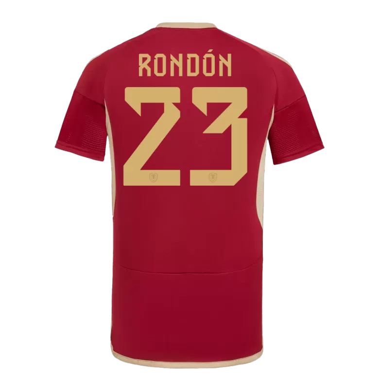 Men's RONDÓN #23 Venezuela Home Soccer Jersey Shirt COPA AMÉRICA 2024 - Fan Version - Pro Jersey Shop