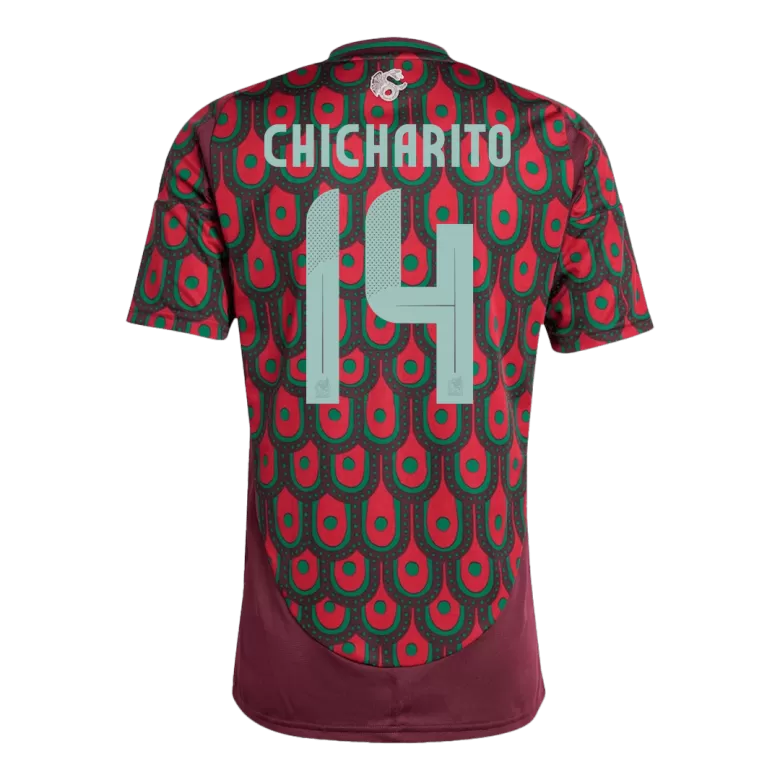 Men's CHICHARITO #14 Mexico Home Soccer Jersey Shirt COPA AMÉRICA 2024 - Fan Version - Pro Jersey Shop