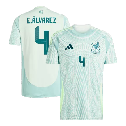 Men's E.ÁLVAREZ #4 Mexico Away Soccer Jersey Shirt COPA AMÉRICA 2024 - Fan Version - Pro Jersey Shop