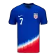 Premium Quality Men's REYNA #7 USA Away Soccer Jersey Shirt COPA AMÉRICA 2024 - Fan Version - Pro Jersey Shop
