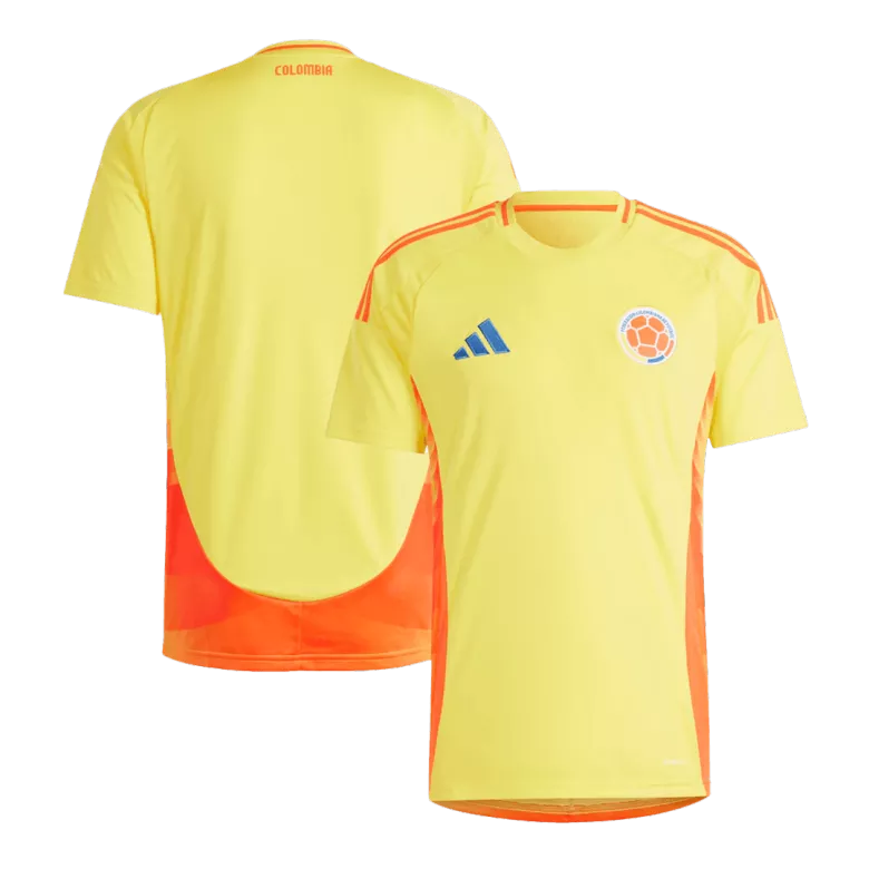 Men's Colombia Home Soccer Jersey Shirt COPA AMÉRICA 2024 - Fan Version - Pro Jersey Shop