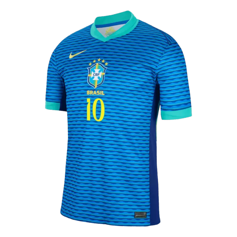 Men's RODRYGO #10 Brazil Away Soccer Jersey Shirt COPA AMÉRICA 2024 - Fan Version - Pro Jersey Shop