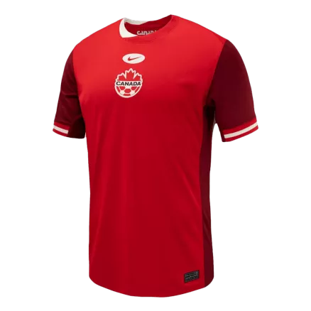 Men's Canada Home Soccer Jersey Shirt COPA AMÉRICA 2024 - Fan Version - Pro Jersey Shop