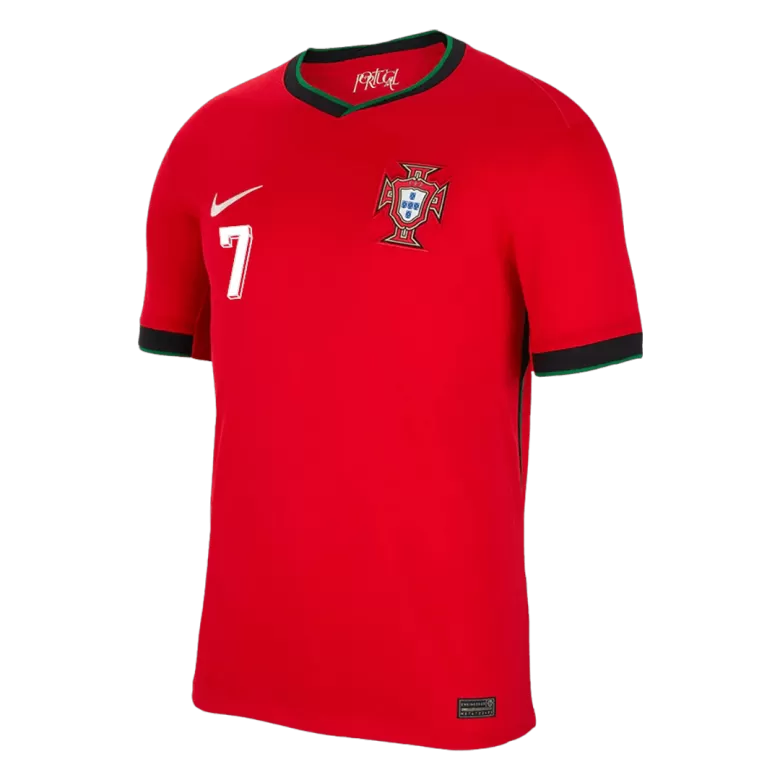 Men's RONALDO #7 Portugal Home Soccer Jersey Shirt EURO 2024 - Fan Version - Pro Jersey Shop