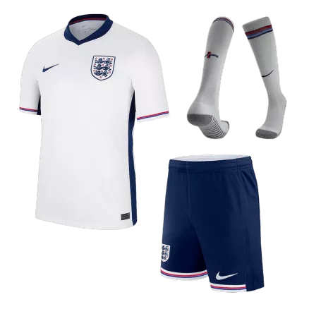 Kids England Home Soccer Jersey Whole Kit (Jersey+Shorts+Socks) Euro 2024 - Pro Jersey Shop