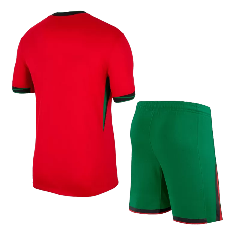 Men's Portugal Home Soccer Jersey Kit (Jersey+Shorts) Euro 2024 - Pro Jersey Shop