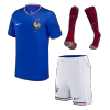 Kids France Home Soccer Jersey Whole Kit (Jersey+Shorts+Socks) Euro 2024 - Pro Jersey Shop