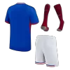 Premium Quality Men's France Home Soccer Jersey Whole Kit (Jersey+Shorts+Socks) Euro 2024 - Pro Jersey Shop