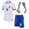 Kids MBAPPE #10 France Away Soccer Jersey Kit (Jersey+Shorts+Sockes) Euro 2024 - Pro Jersey Shop