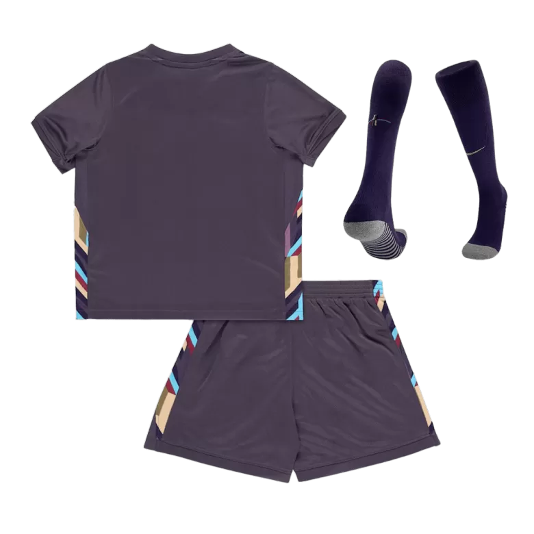 Kids England Away Soccer Jersey Whole Kit (Jersey+Shorts+Socks) Euro 2024 - Pro Jersey Shop