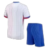 Kids France Away Soccer Jersey Kit (Jersey+Shorts) Euro 2024 - Pro Jersey Shop