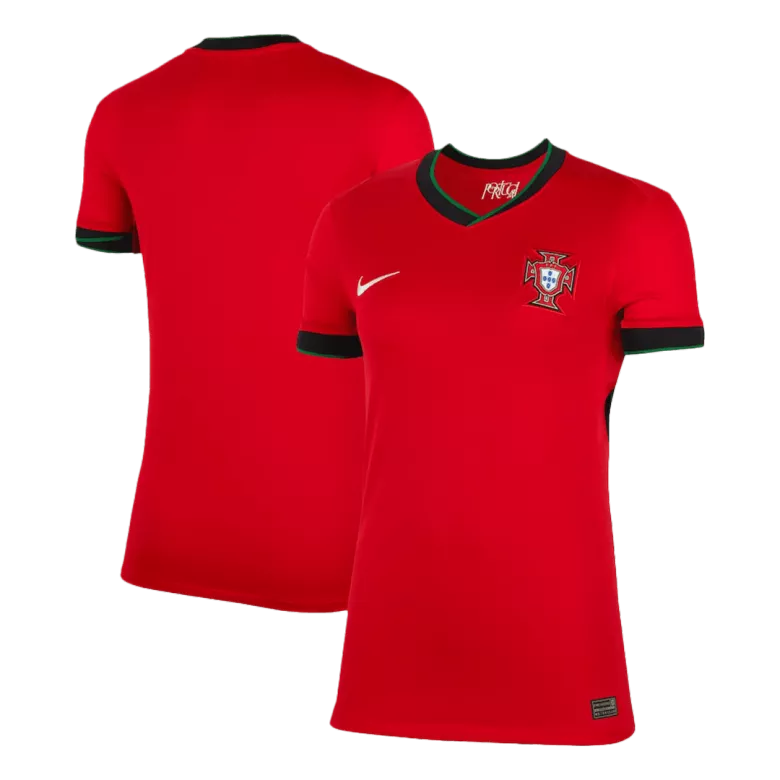 Women's Portugal Home Soccer Jersey Shirt Euro 2024 - Pro Jersey Shop