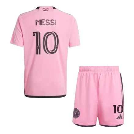 Kids MESSI #10 Inter Miami CF Home Soccer Jersey Kit (Jersey+Shorts) 2024 - Pro Jersey Shop