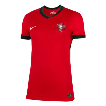 Women's Portugal Home Soccer Jersey Shirt Euro 2024 - Fan Version - Pro Jersey Shop