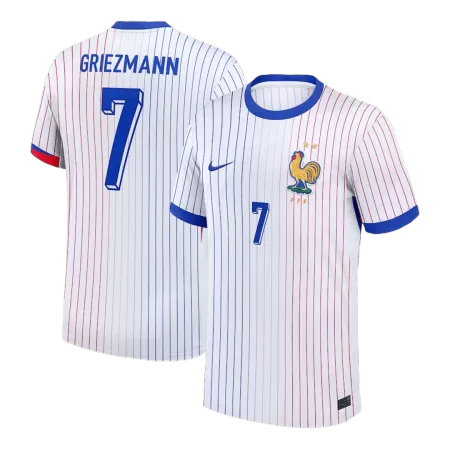 Premium Quality Men's GRIEZMANN #7 France Away Soccer Jersey Shirt Euro 2024 - Fan Version - Pro Jersey Shop