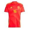 Men's RODRIGO #16 Spain Home Soccer Jersey Shirt Euro 2024 - Fan Version - Pro Jersey Shop