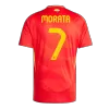 Men's MORATA #7 Spain Home Soccer Jersey Shirt Euro 2024 - Fan Version - Pro Jersey Shop