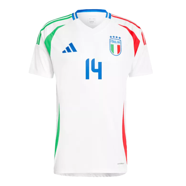 Men's CHIESA #14 Italy Away Soccer Jersey Shirt Euro 2024 - Fan Version - Pro Jersey Shop