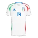 Premium Quality Men's CHIESA #14 Italy Away Soccer Jersey Shirt Euro 2024 - Fan Version - Pro Jersey Shop