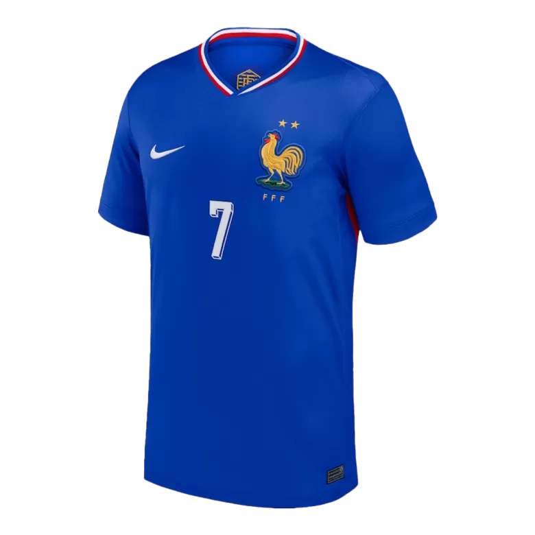 Men's GRIEZMANN #7 France Home Soccer Jersey Shirt Euro 2024 - Fan Version - Pro Jersey Shop