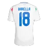 Premium Quality Men's BARELLA #18 Italy Away Soccer Jersey Shirt Euro 2024 - Fan Version - Pro Jersey Shop