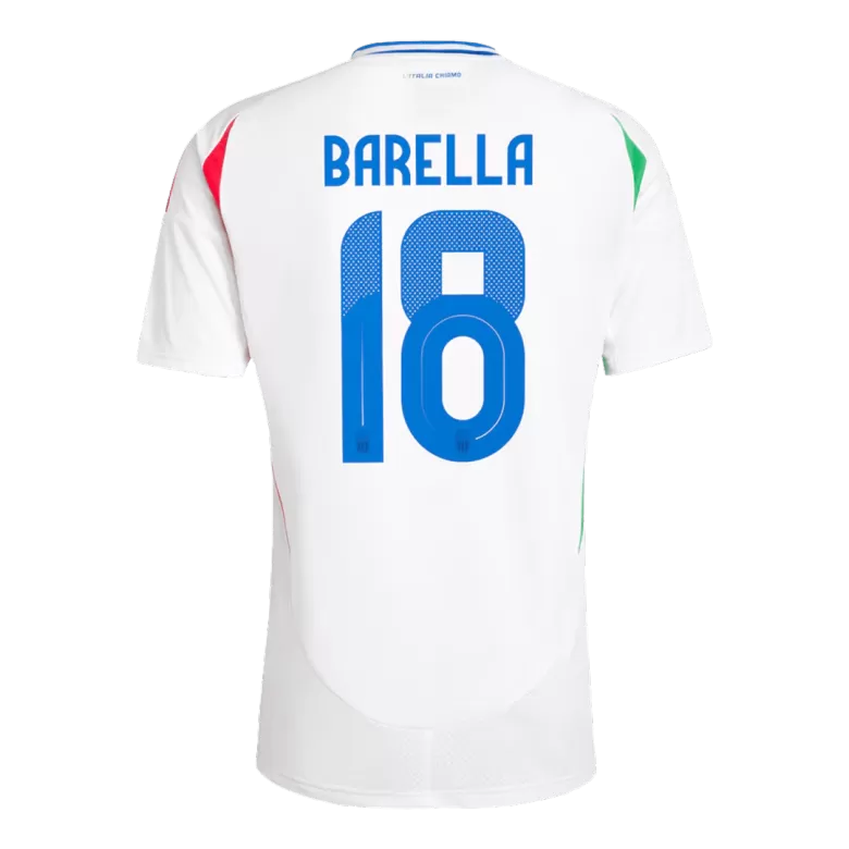 Men's BARELLA #18 Italy Away Soccer Jersey Shirt Euro 2024 - Fan Version - Pro Jersey Shop