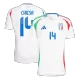Premium Quality Men's CHIESA #14 Italy Away Soccer Jersey Shirt Euro 2024 - Fan Version - Pro Jersey Shop