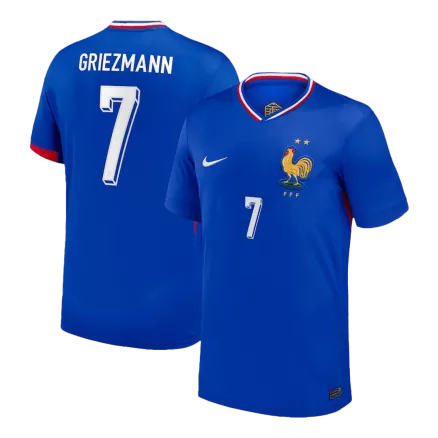 Men's GRIEZMANN #7 France Home Soccer Jersey Shirt Euro 2024 - Fan Version - Pro Jersey Shop
