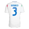 Premium Quality Men's DIMARCO #3 Italy Away Soccer Jersey Shirt Euro 2024 - Fan Version - Pro Jersey Shop