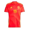 Men's LAMINE YAMAL #19 Spain Home Soccer Jersey Shirt Euro 2024 - Fan Version - Pro Jersey Shop