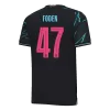 UCL Men's FODEN #47 Manchester City Third Away Soccer Jersey Shirt 2023/24 - Fan Version - Pro Jersey Shop