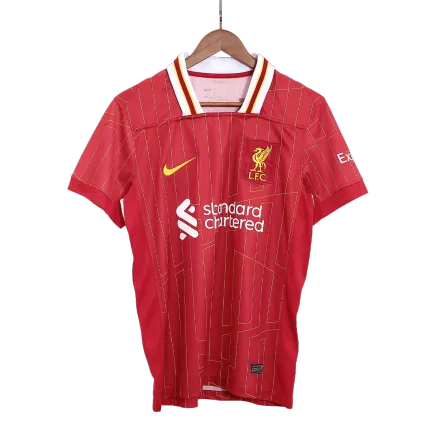 Men's Liverpool Home Soccer Jersey Shirt 2024/25 - Fan Version - Pro Jersey Shop